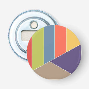 MOSAIC stripes triangles coloured I + your ideas Bottle Opener