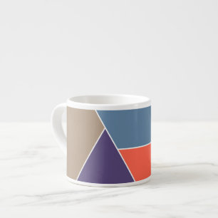 MOSAIC stripes triangles coloured I + your ideas Espresso Cup