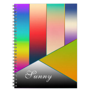 MOSAIC stripes triangles coloured II + your ideas Notebook
