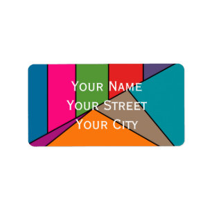 MOSAIC stripes triangles coloured III + your ideas Label
