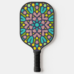 mosaic style pickleball paddle