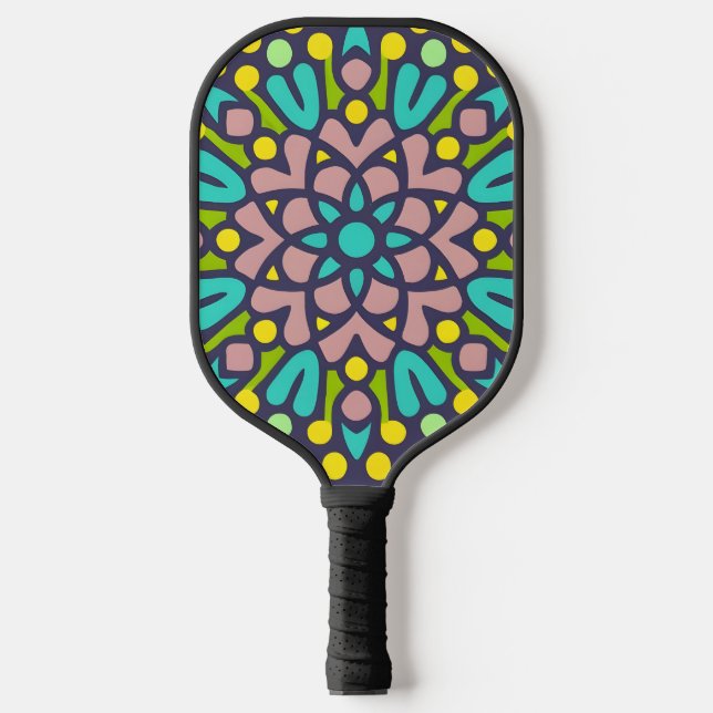 mosaic style pickleball paddle (Front)