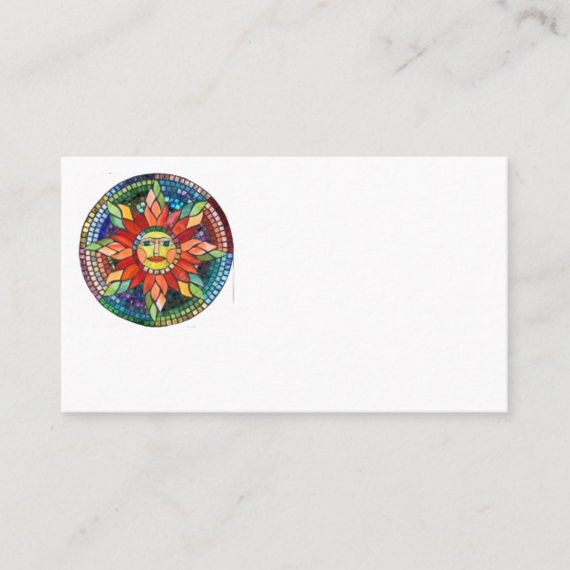 mosaic sun business card (Front)