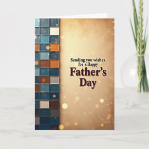 Mosaic Sweet Fathers Day Card