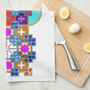 Mosaic Tea Towel