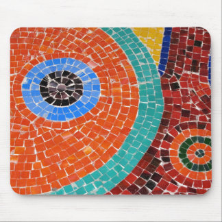 mosaic tile art mouse pad