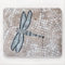 mosaic tile art of a dragonfly