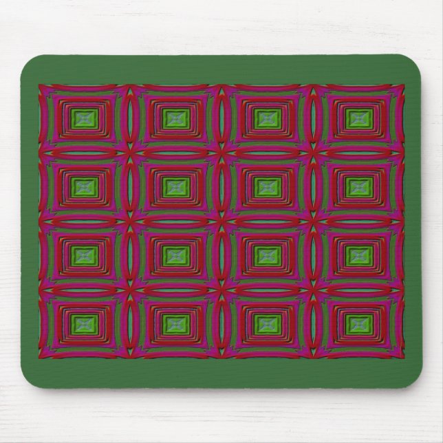 Mosaic Tile Effect Mouse Pad (Front)