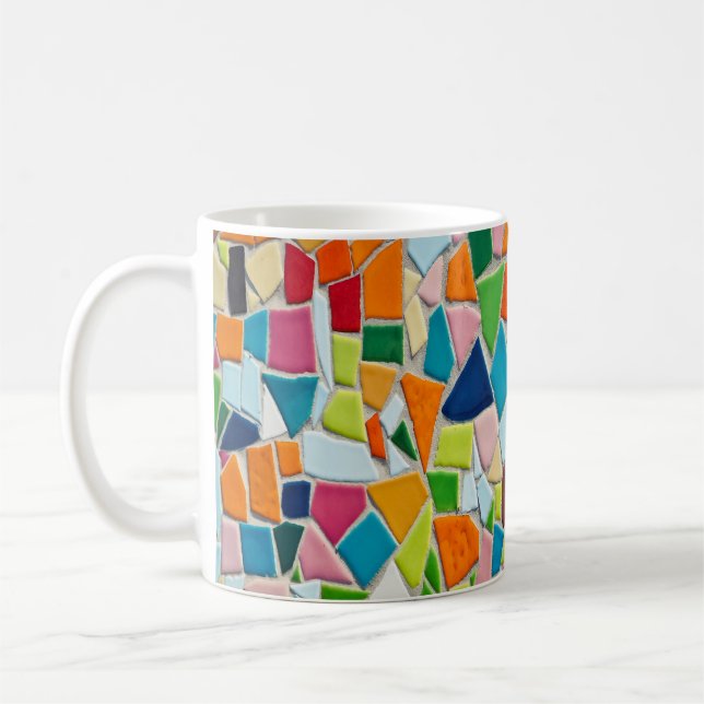 mosaic tiles coffee mug (Left)