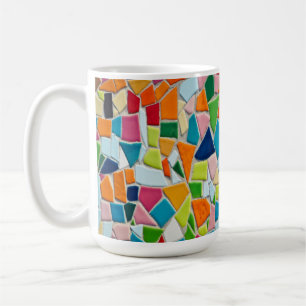 mosaic tiles coffee mug