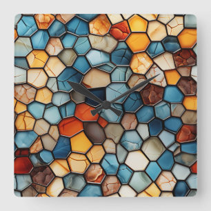 Mosaic Wall Clock