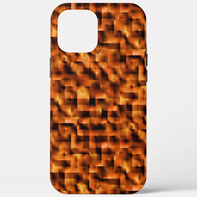 Mosaic with stains of deep red to orange gradient  Case-Mate iPhone case (Back)