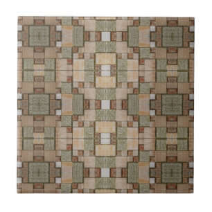 Mosaic Wood Look Ceramic Tile