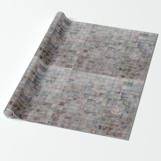Mosaics art  wrapping paper (Unrolled)