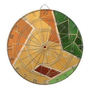 Mosaics decoration dartboard