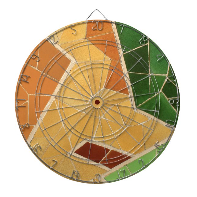 Mosaics decoration dartboard (Front)