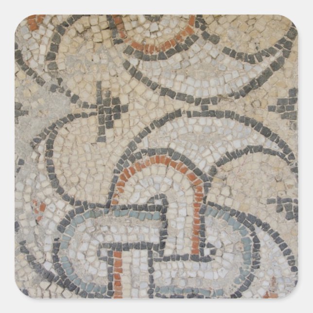 Mosaics of Meydankapi, circa 4th century A.D. Square Sticker (Front)