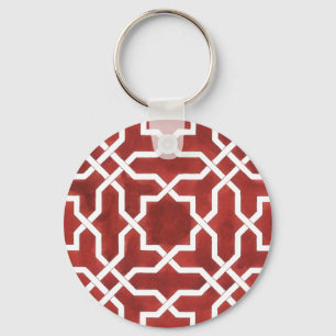 Mosaïque andalouse rouge ALHAMBRA Key Ring