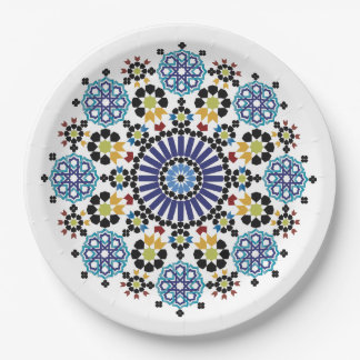 Mosaïque Marocain ! Zellige Marocain Paper Plate