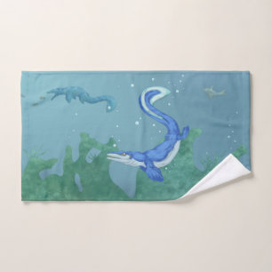 Mosasaurus Bath Towel Set