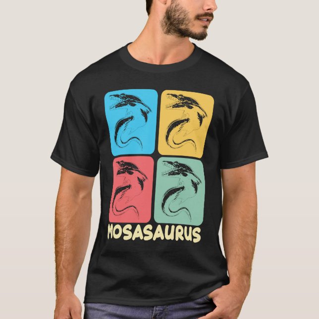 Mosasaurus Dino Prehistoric Dinosaur T-Shirt (Front)