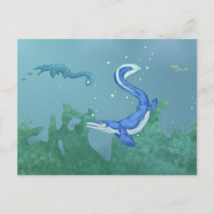Mosasaurus Postcard