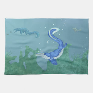 Mosasaurus Tea Towel