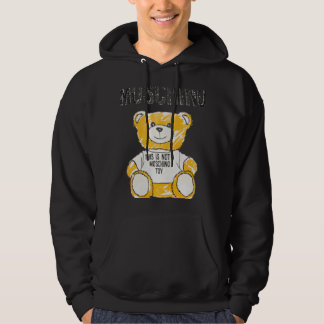 Moschino JERSEY T-SHIRT BRUSHSTROKE TEDDY BEAR Hoodie