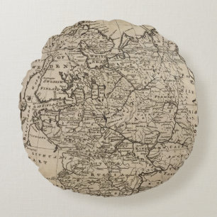 Moscovy, Russia Round Cushion