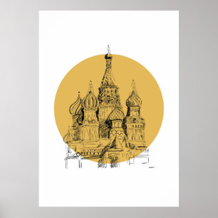 Moscow Cathedral Poster