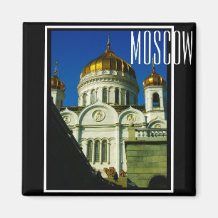 Moscow Christ The Saviour Cathedral Architecture Magnet