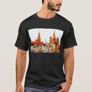 Moscow Church Saint Basile Red Square #1 T-Shirt