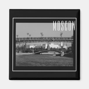 Moscow City Kremlin Moskva Landscape Architecture Magnet