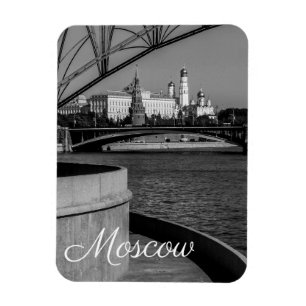 Moscow City Kremlin Moskva Landscape Architecture Magnet