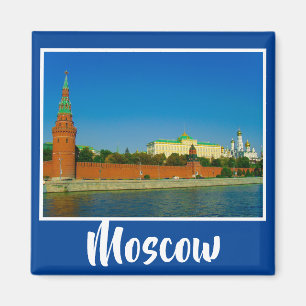 Moscow City Kremlin Moskva Landscape Architecture Magnet