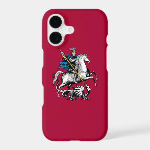 Moscow city Russia flag symbol saint george knight