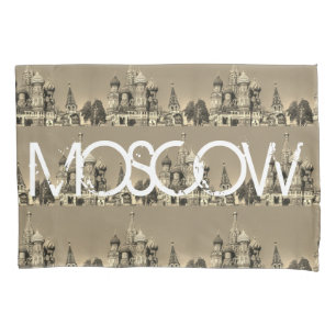 Moscow City St Basil's Cathedral Architecture City Pillowcase