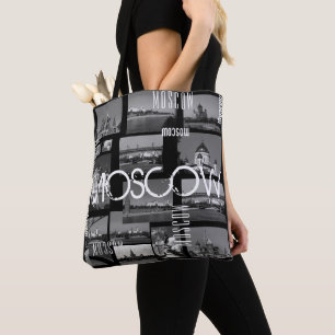Moscow City St Basil's Cathedral Architecture City Tote Bag