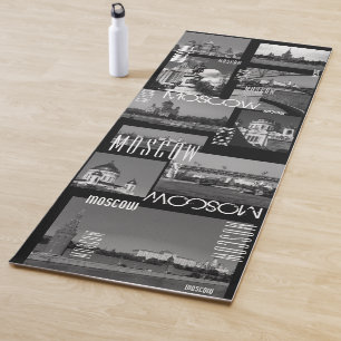 Moscow City St Basil's Cathedral Architecture City Yoga Mat
