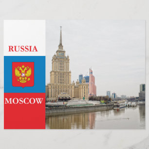 Moscow cityscape flyer