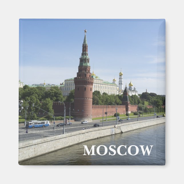 Moscow cityscape magnet (Front)