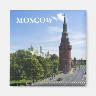 Moscow cityscape magnet
