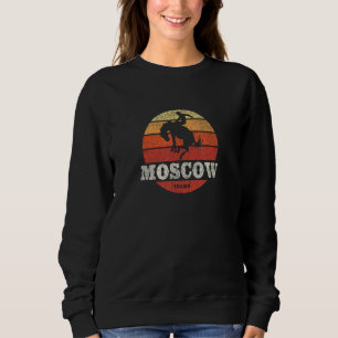 Moscow ID Vintage Country Western Retro Sweatshirt
