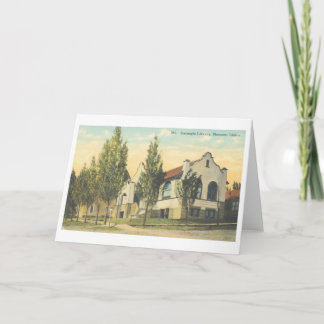 Moscow Idaho Carnegie Library Card