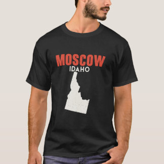 Moscow Idaho USA State America Travel Idahoan  T-Shirt