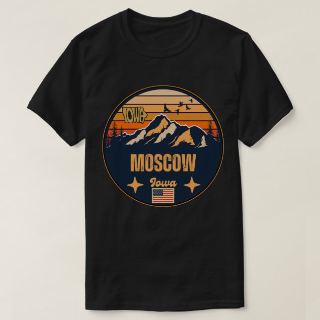 Moscow, Iowa T-Shirt (Design Front)