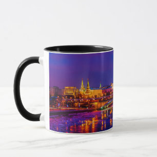 Moscow Kremlin In Winter Night Mug