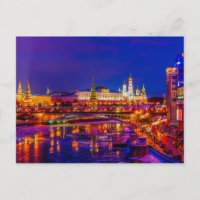 Moscow Kremlin In Winter Night