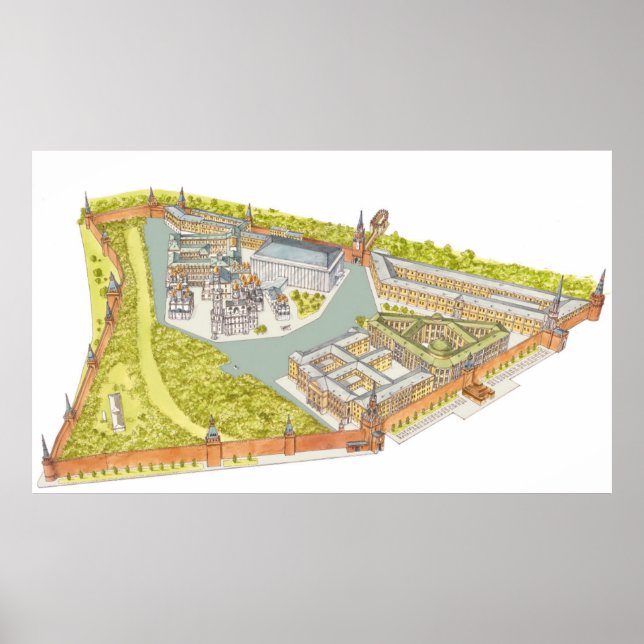 Moscow Kremlin Poster (Front)