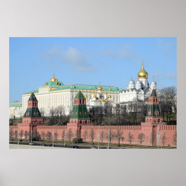 Moscow Kremlin Poster (Front)